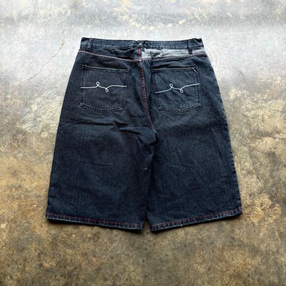 Crazy Vintage baggy y2k Black Jorts‎ - Picture 1 of 6